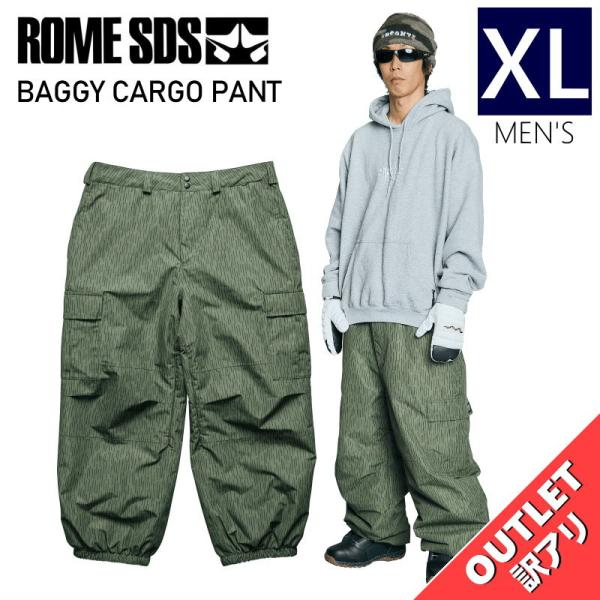 【アウトレット】25-26 ROME SDS BAGGY CARGO PNT RAIN CAMO X...