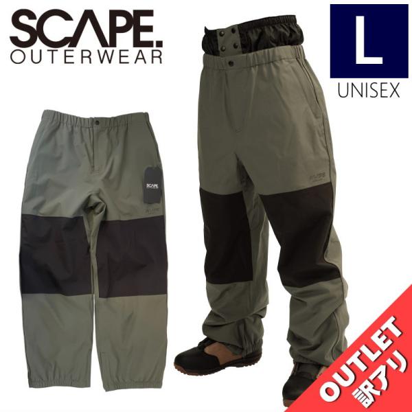 【アウトレット】25-26 SCAPE TRACK PNT DARK KHAKI BLACK Lサイ...