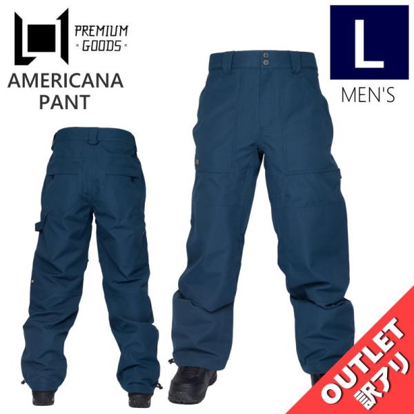【アウトレット】24-25 L1 AMERICANA PANTS Lサイズ  スノーボード スキー ...