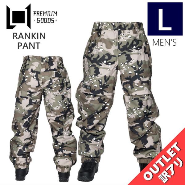 【アウトレット】24-25 L1 RANKIN PANTS Lサイズ  スノーボード スキー スノボ...