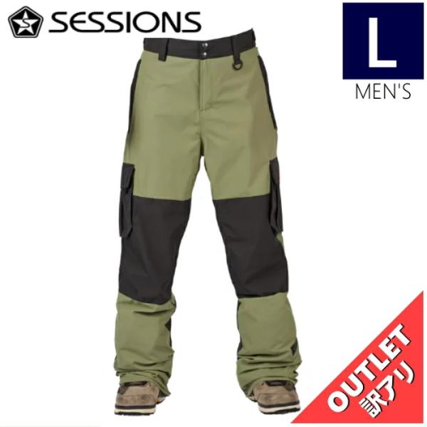 【OUTLET】【汚大】19-20 SESSIONS MAJOR PNT BLACK Lサイズメンズ...