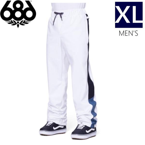 ● 686 WATERPROOF TRACK PANT カラー:WHITE COLORBLOCK X...