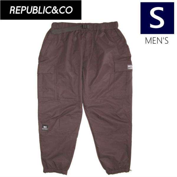 ○ REPUBLIC 7TH CHAMBER CARGO PNT Brown Sサイズ メンズ スノ...