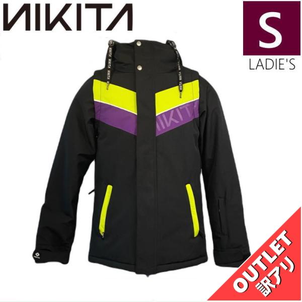 【OUTLET】21-22 NIKITA BOX INS RETRO JKT BLACK Ssize...