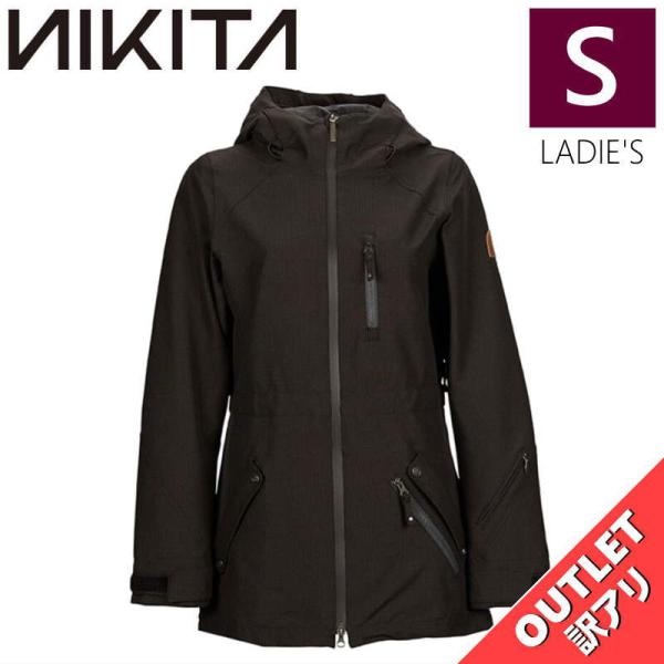【OUTLET】 NIKITA HOLLYHOCK JKT BLACK Sサイズ レディース スノー...