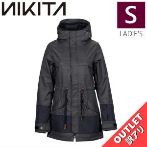 【OUTLET】 NIKITA ASH JKT BLACK Sサイズ レディース スノーボード スキー ジャケット JACKET アウトレット｜off-1