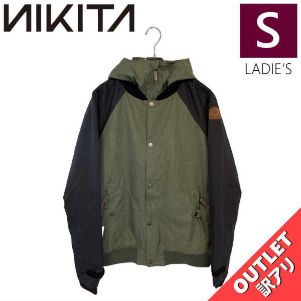 【OUTLET】 NIKITA SPRUCE JKT FATIGUE BLACK Sサイズ レディー...