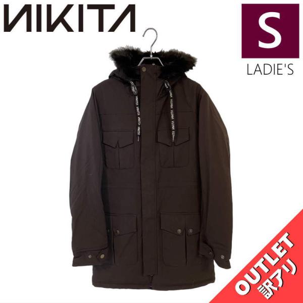 【OUTLET】 NIKITA STATIC PARKA JKT BLACK Sサイズ レディース ...