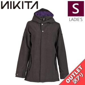 【OUTLET】 NIKITA BANYON JKT BLACK Sサイズ レディース スノーボード スキー ジャケット JACKET アウトレット｜off-1