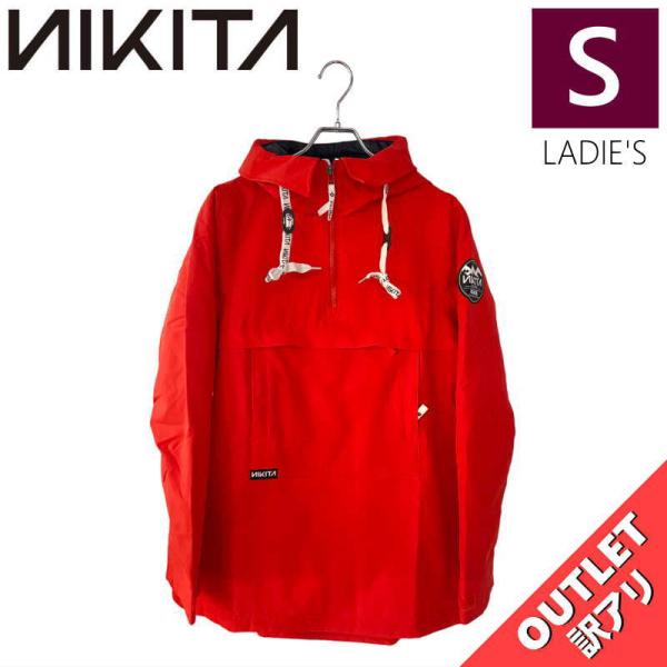 【OUTLET】 NIKITA HEMLOCK JKT RED Sサイズ レディース スノーボード ...