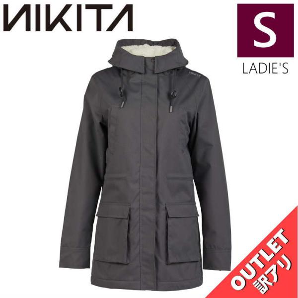 【OUTLET】 NIKITA DON'T STOP JKT CHARCOAL Sサイズ レディース...