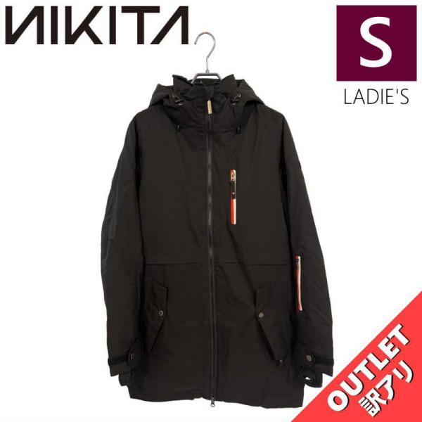 【OUTLET】 NIKITA LARCH JKT BLACK Sサイズ レディース スノーボード ...