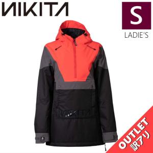 【OUTLET】 NIKITA ECO BLACK ANORAK JKT BLACK Sサイズ レディース スノーボード スキー ジャケット JACKET アウトレット｜off-1