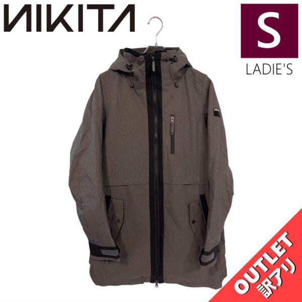 【OUTLET】 NIKITA LARCH JKT STEEL GREY Sサイズ レディース スノ...