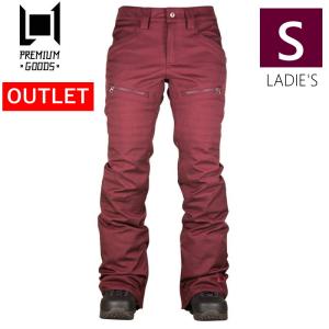 【OUTLET】 L1 APEX PNT カラー:Wine Sサイズ  レディース スノーボード スキー パンツ PANT アウトレット｜off-1