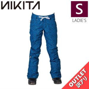 【OUTLET】 NIKITA CEDAR SLIM PNT カラー:BLUE CHEETAH Sサイズ  レディース スノーボード スキー パンツ PANT アウトレット｜off-1