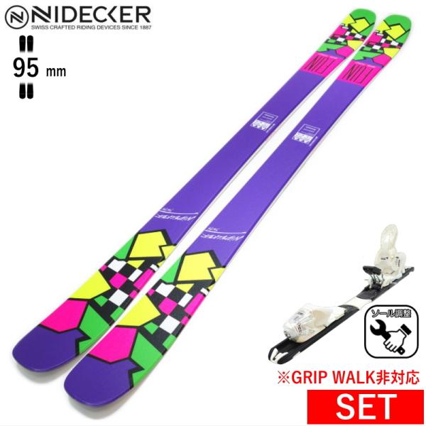 [センター幅95mm 171cm]NIDECKER THE SKI+XPRESS 10 ワンタッチ調...