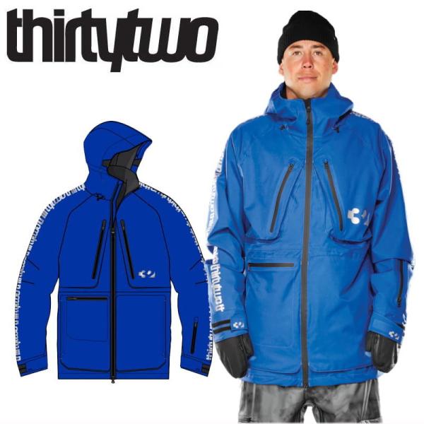 THIRTYTWO TM JKT カラー:SNORKEL BLUE 22-23  サーティツー ジャ...