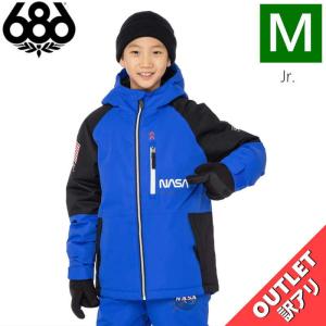 【OUTLET】 23 686 BOYS EXPLORATION INSULATED JKT ELECTRIC BLUE CLRBLK Mサイズ 子供用 スノーボード ウェア  アウトレット｜off-1