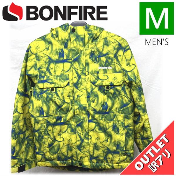 【OUTLET】 ジュニア[Mサイズ]BONFIRE PITCH JKT カラー:LIME PRIN...