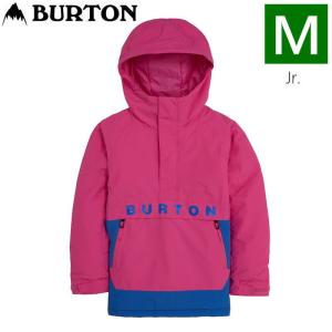 23-24 BURTON KD FROSTNER ANORAK JKT カラー:FUFUSN AMPBLU Mサイズ  子供用 スノーボード スキー ジャケット JACKET 日本正規品｜off-1