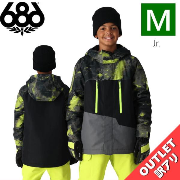 【アウトレット】◎25 686 BOYS GEO INSULATED JKT LIME HEMISP...