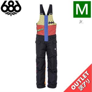 【OUTLET】 23 686 BOYS FRONTIER INSULATED BIB PNT BATMAN Mサイズ 子供用 スノーボード パンツ PANT アウトレット｜off-1