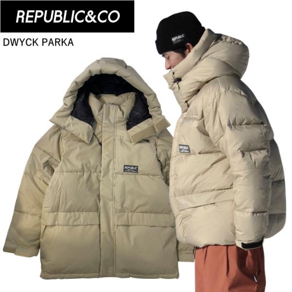 リパブリック REPUBLIC DWYCK PARKA JACKET KHAKI スノボウェア ダウ...
