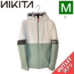 【OUTLET】 NIKITA GIRLS LINDAN JACKET SEAFOAM GREEN Mサイズ キッズ スノーボード スキー ウェア アウトレット｜off-1