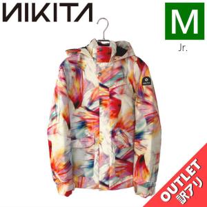 【OUTLET】 NIKITA GIRLS HAWTHORNE JACKET PRINT ELECTRIC Mサイズ キッズ スノーボード スキー ウェア アウトレット｜off-1