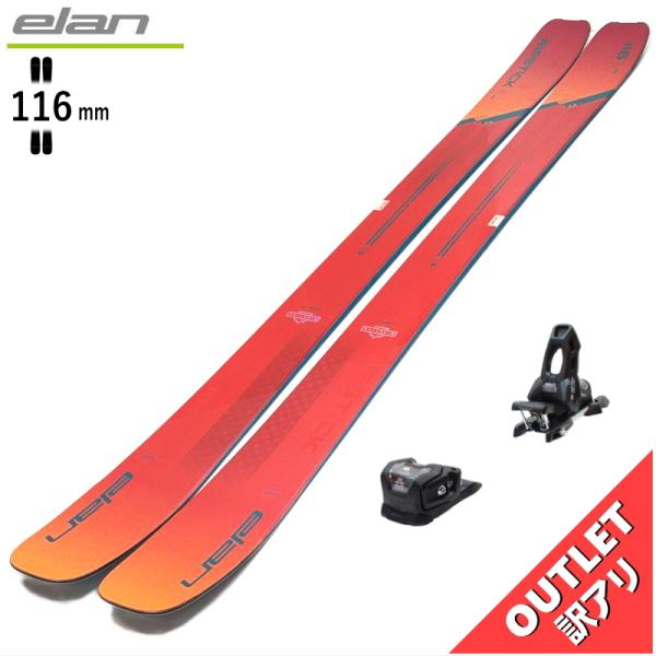 [センター幅116mm 185cm]ELAN RIPSTICK 116+ATTACK 11LYT  ...