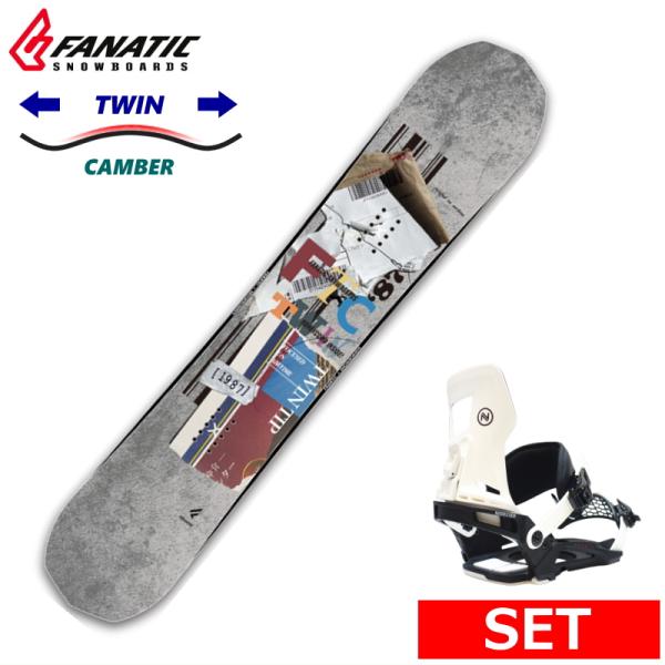 23-24 FANATIC FTC TWIN+NIDECKER MUON-X メンズ スノーボード2...