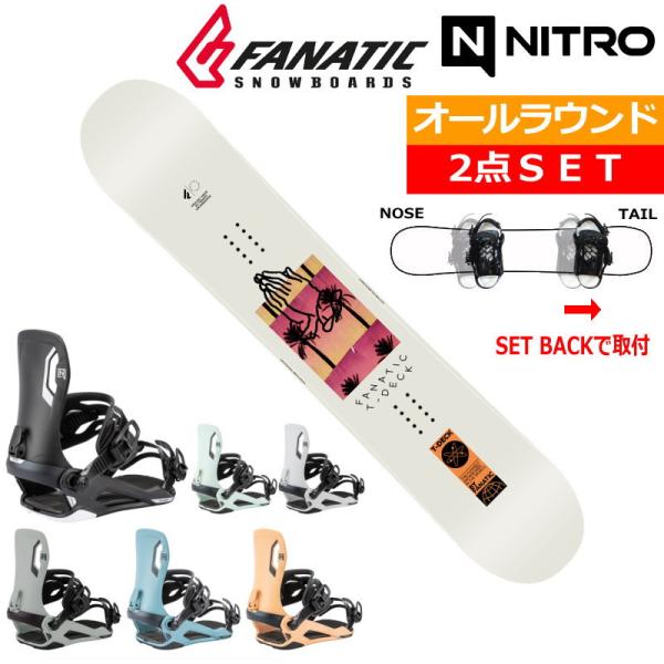 23-24 FANATIC T-DECK LIGHT GREY+26 NITRO TALENT ファ...