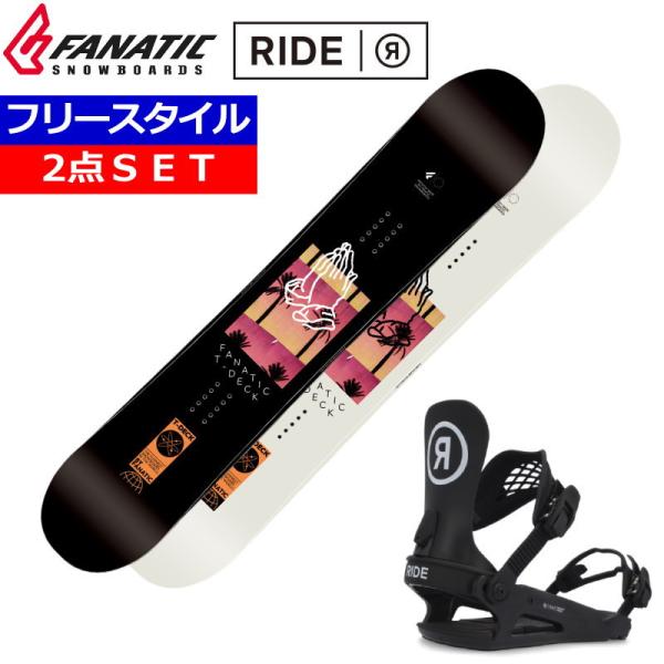 23-24 FANATIC T-DECK+RIDE C-2 カラー:BLACK ファナティック メン...