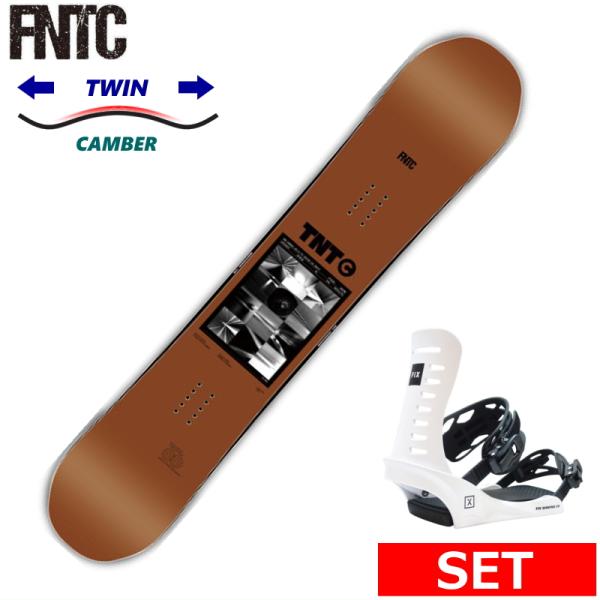 23-24 FNTC TNT C BROWN+FIX NATION JPN メンズ ボードセット2点...