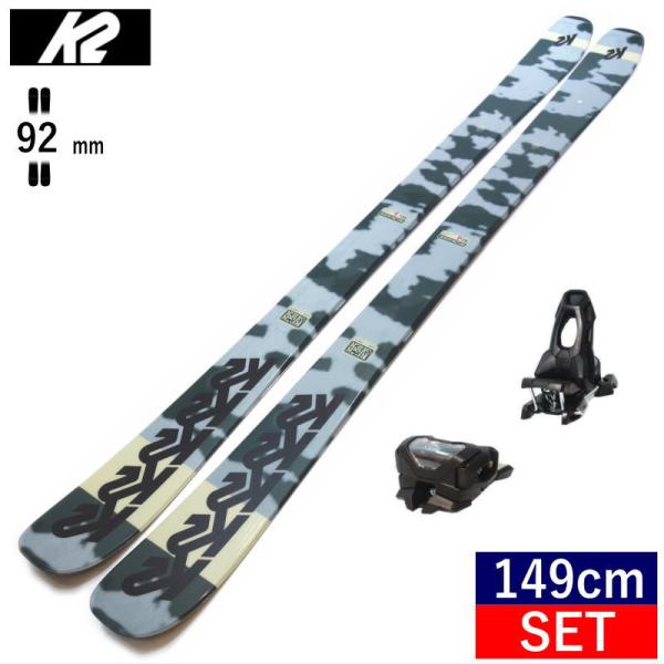 K2 RECKONER 92 W+ATTACK 11 GW スキー＋ビンディングセット ツインチップ...