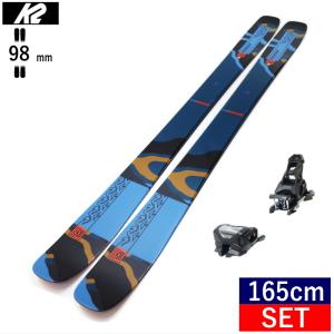 セミファットスキーセット K2 MINDBENDER TEAM+ATTACK 14 GW スキー＋ビンディングセット カービング [165cm/98mm幅] 23-24｜off-1