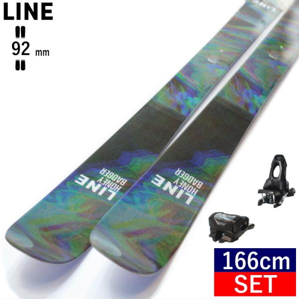 LINE HONEY BADGER+ATTACK 11 GW スキー＋ビンディングセット ツインチッ...