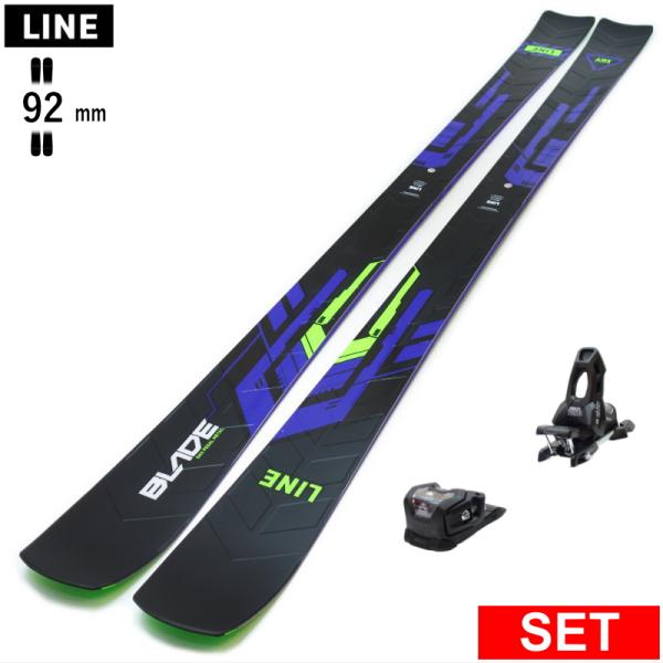 LINE BLADE W+ATTACK 11LYT   型落ち旧モデルスキー板セット セミファットス...