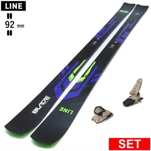 LINE BLADE W+GRIFFON 13   型落ち旧モデルスキー板セット セミファットスキー...