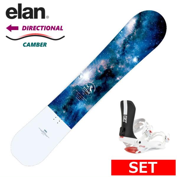 24-25 elan TITAN+NITRO ONE メンズ ボードセット2点セット オールラウンド...
