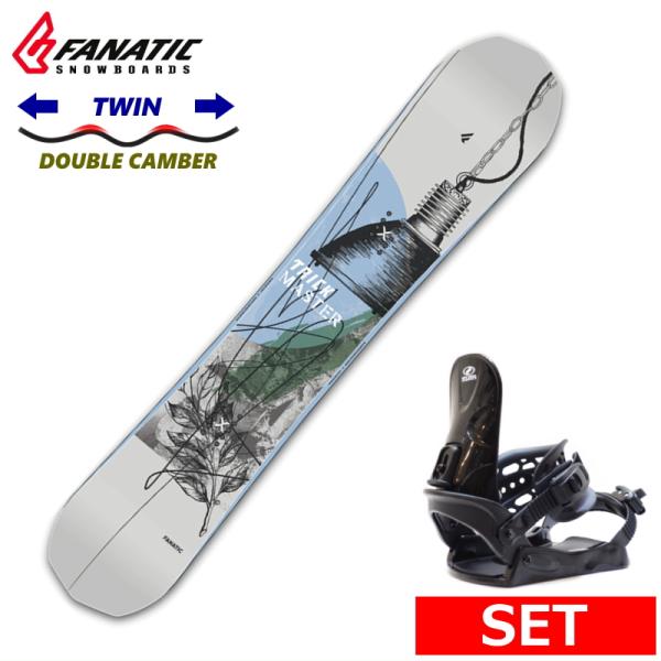 24-25 FANATIC TRICKMASTER+ZUMA BINDING メンズ スノーボード2...