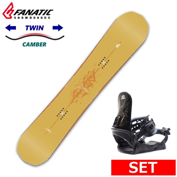24-25 FANATIC BT+ZUMA BINDING メンズ ボードセット2点セット オールラ...