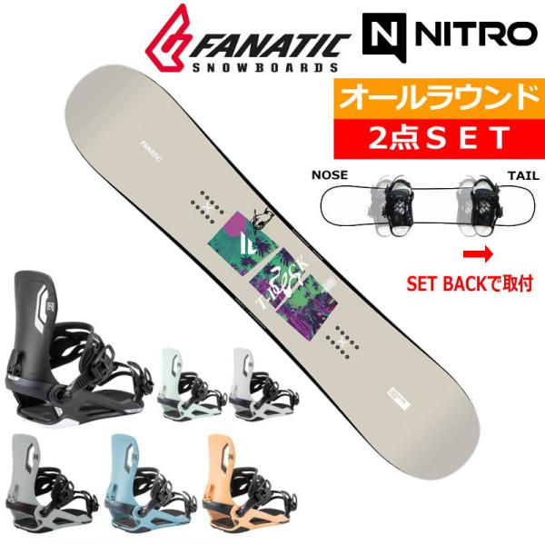 24-25 FANATIC T-DECK GREEN+26 NITRO TALENT ファナティック...