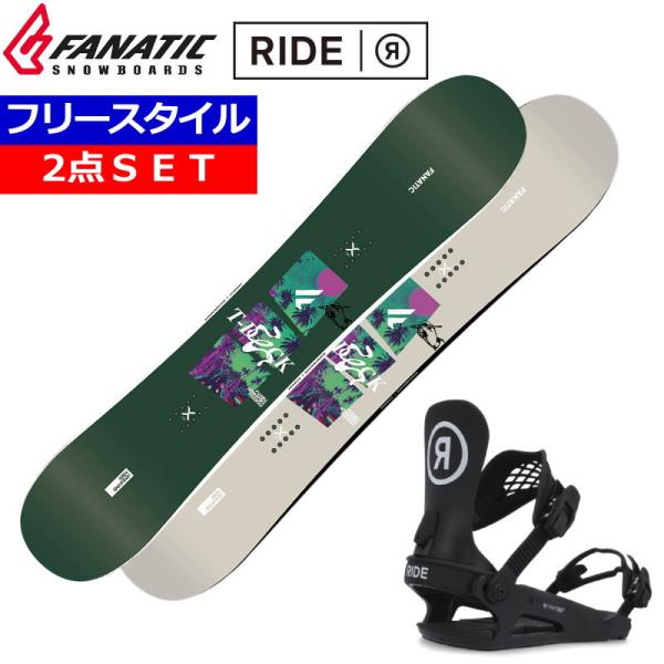 24-25 FANATIC T-DECK+RIDE C-2 カラー:BLACK ファナティック メン...