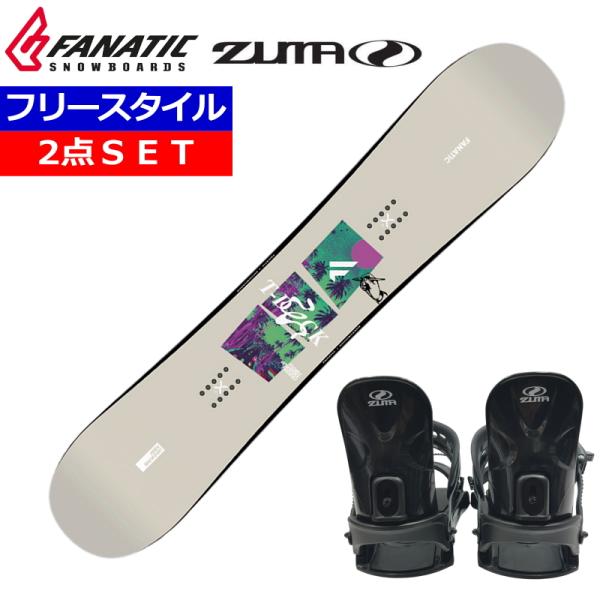 24-25 FANATIC T-DECK BEIGE+ZUMA BINDING ファナティック メン...