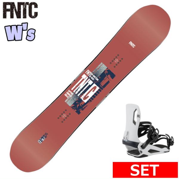 24-25 FNTC TNT C RED+NITRO TALENT S レディース スノーボード2点...