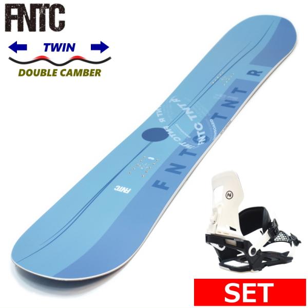 24-25 FNTC TNT R BLUE+NIDECKER MUON-X メンズ スノーボード2点...