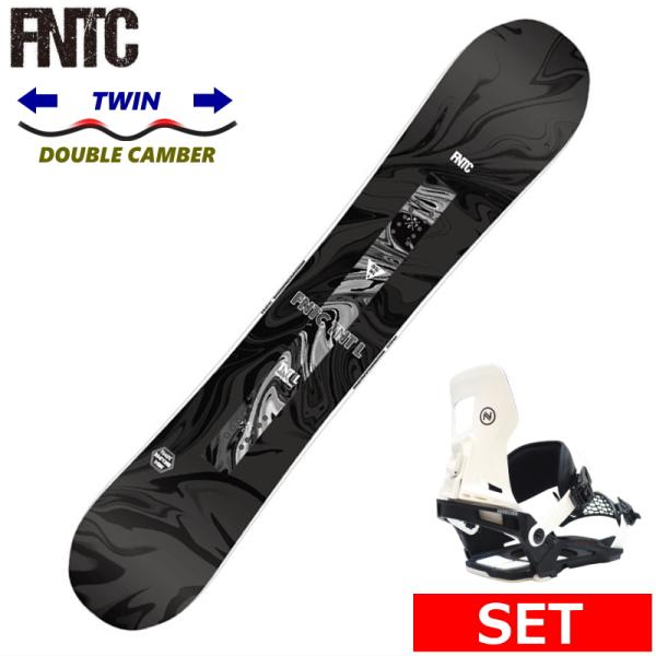 24-25 FNTC TNT L BLACK+NIDECKER MUON-X メンズ スノーボード2...
