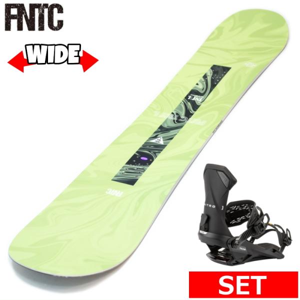24-25 FNTC TNT L YELLOW GREEN+NITRO TEAM L メンズ スノー...